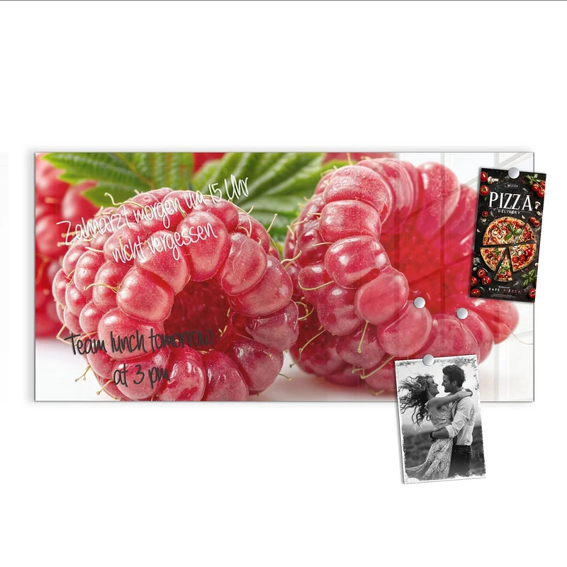 Magnettafel - Saftige Himbeeren