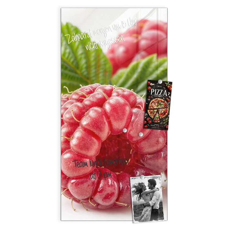 Magnettafel - Saftige Himbeeren
