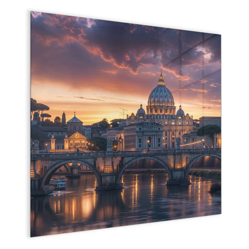 Magnettafel - Rom im Abendlicht
