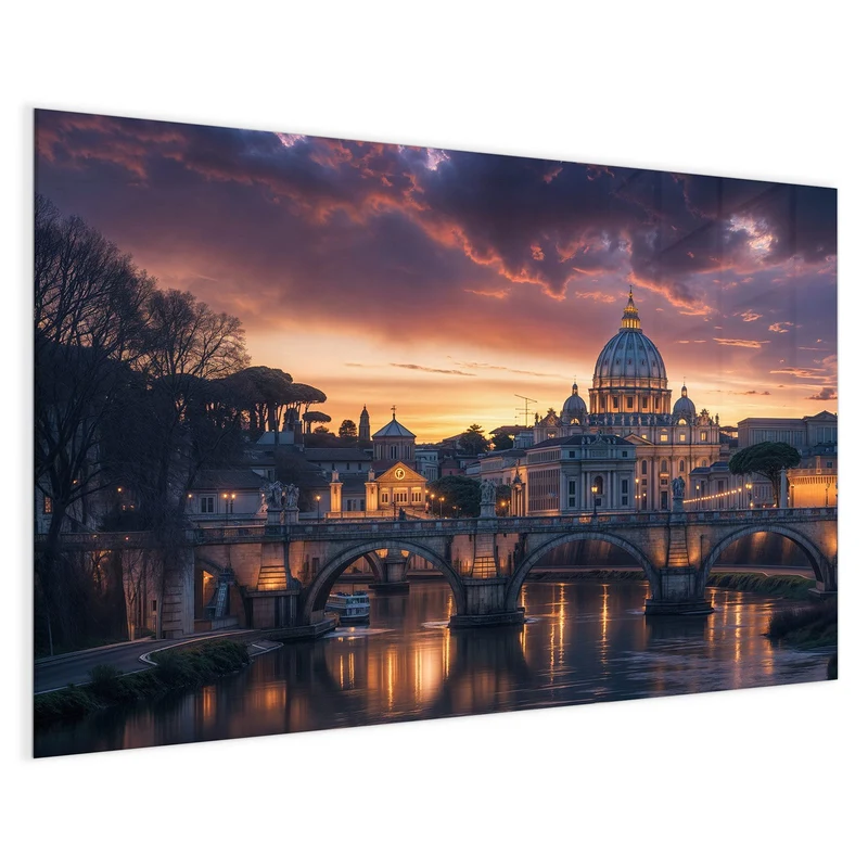 Magnettafel - Rom im Abendlicht