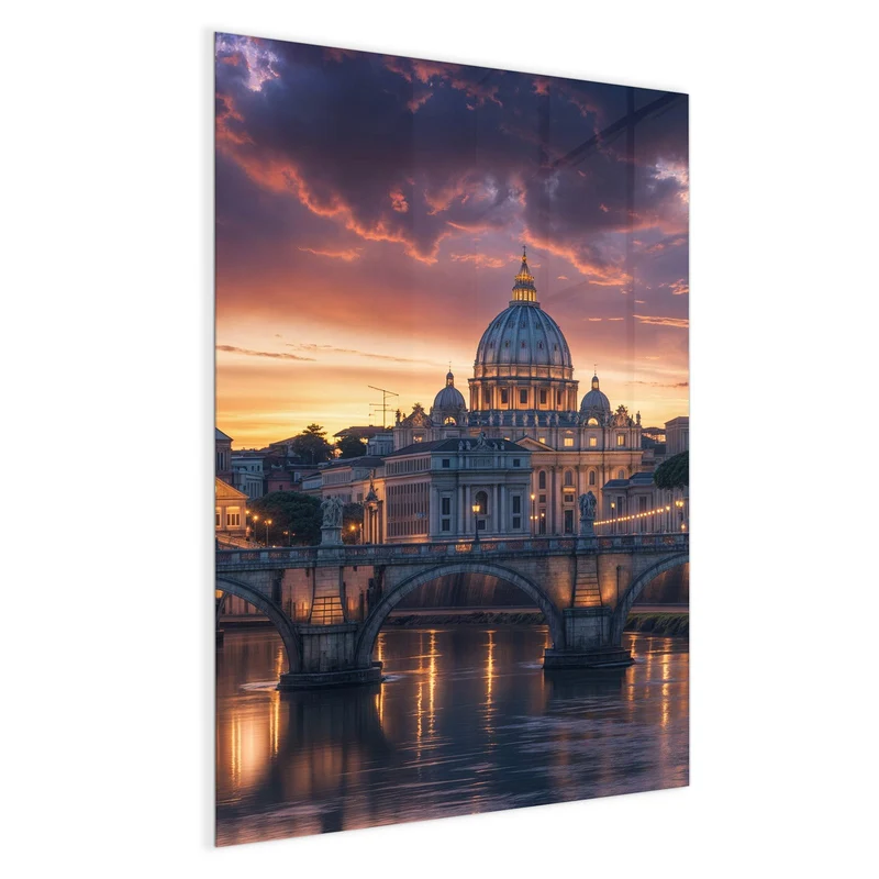 Magnettafel - Rom im Abendlicht