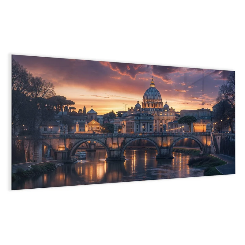 Magnettafel - Rom im Abendlicht