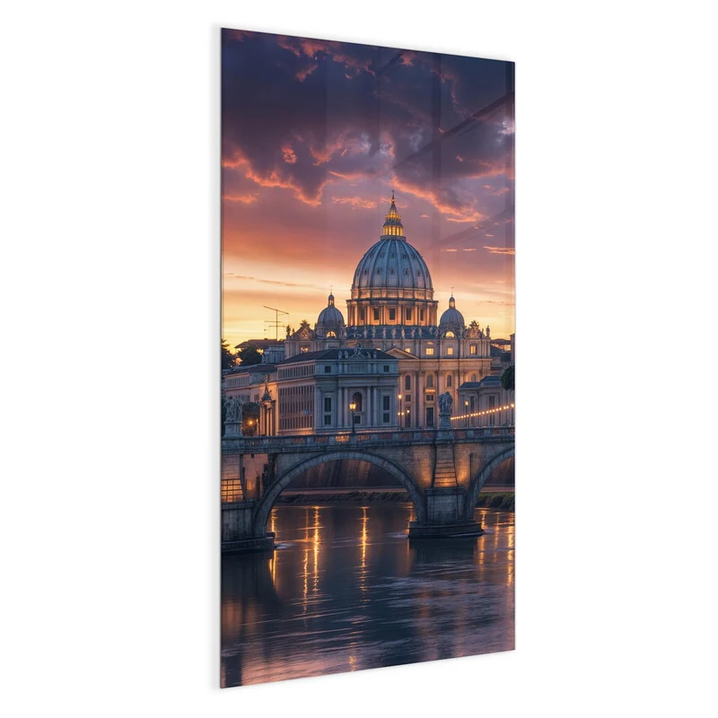Magnettafel - Rom im Abendlicht