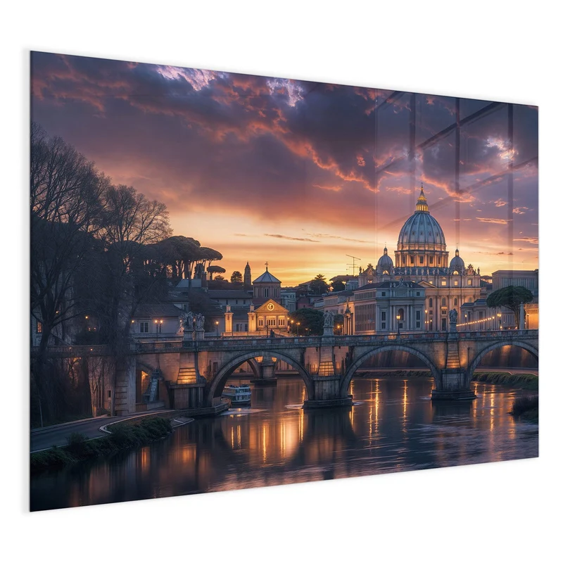 Magnettafel - Rom im Abendlicht