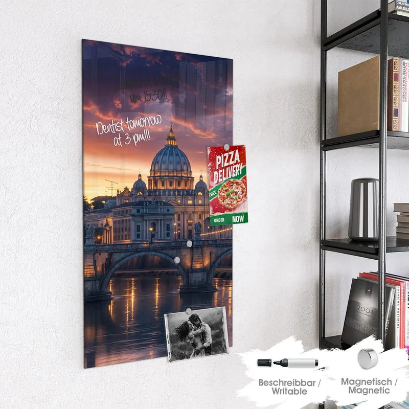 Magnettafel - Rom im Abendlicht