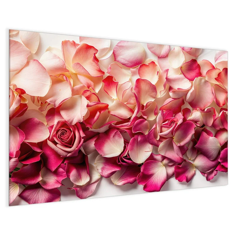Magnettafel - Rosenblüten in Pink