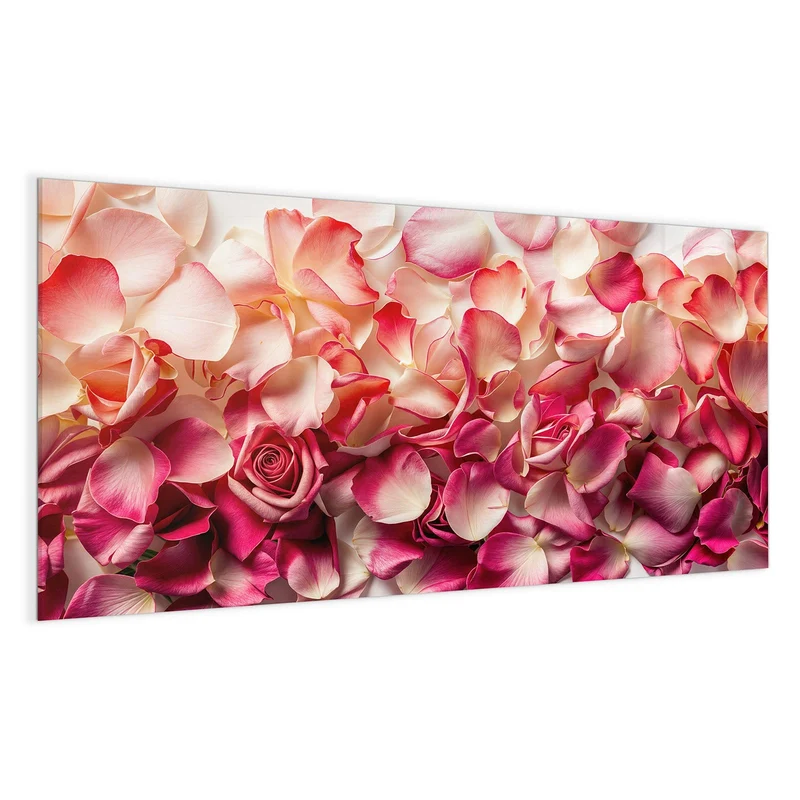 Magnettafel - Rosenblüten in Pink