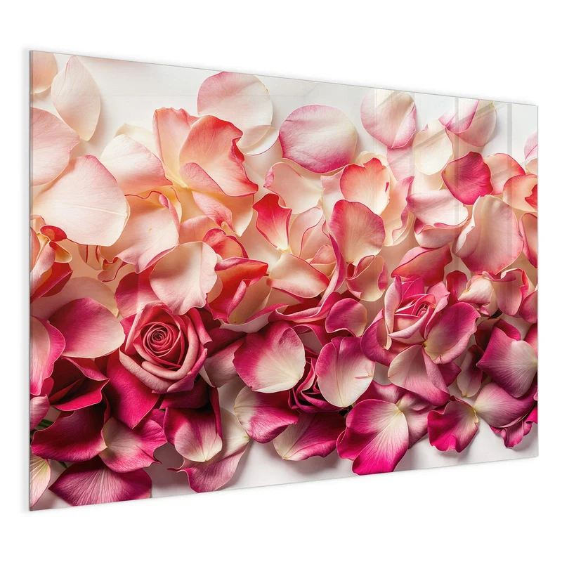 Magnettafel - Rosenblüten in Pink