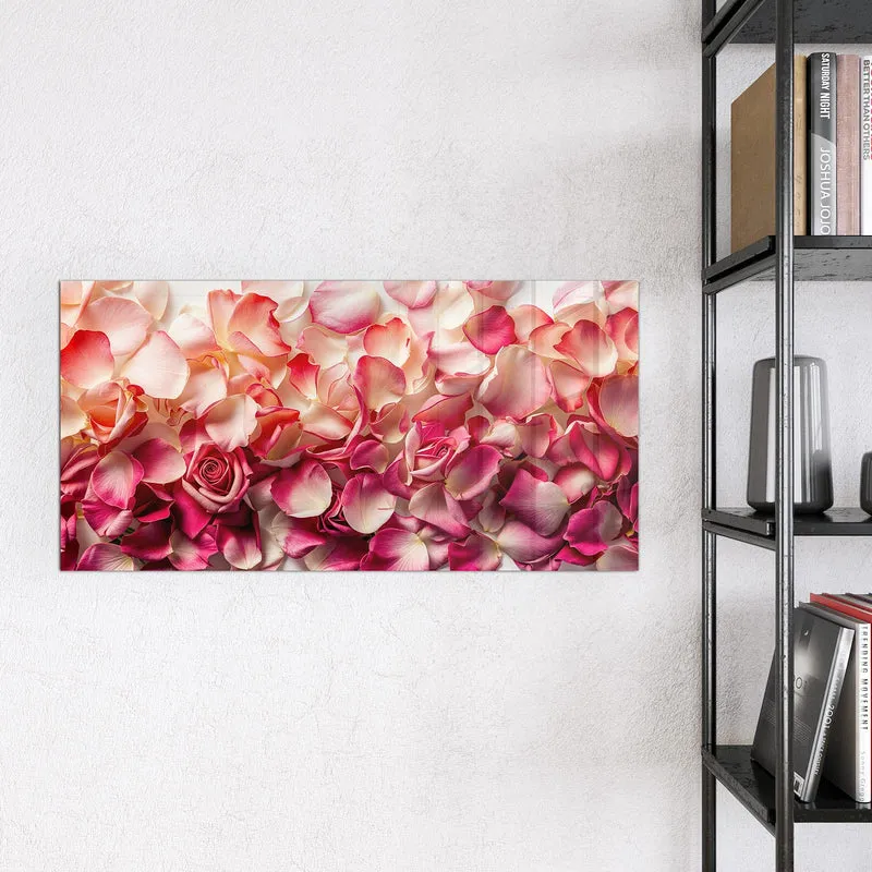 Magnettafel - Rosenblüten in Pink
