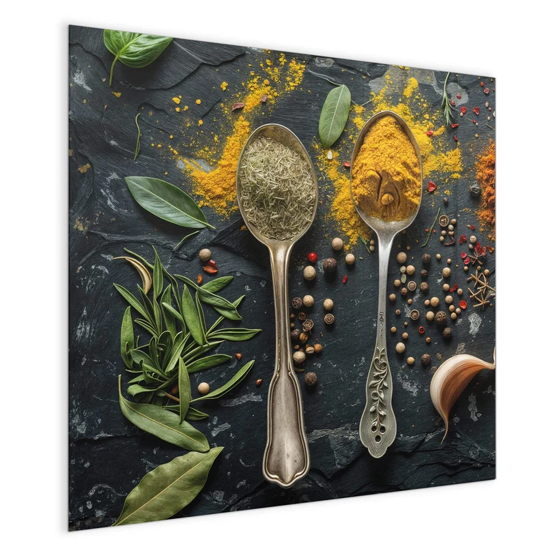 Magnettafel - Zwei Gewürzlöffel