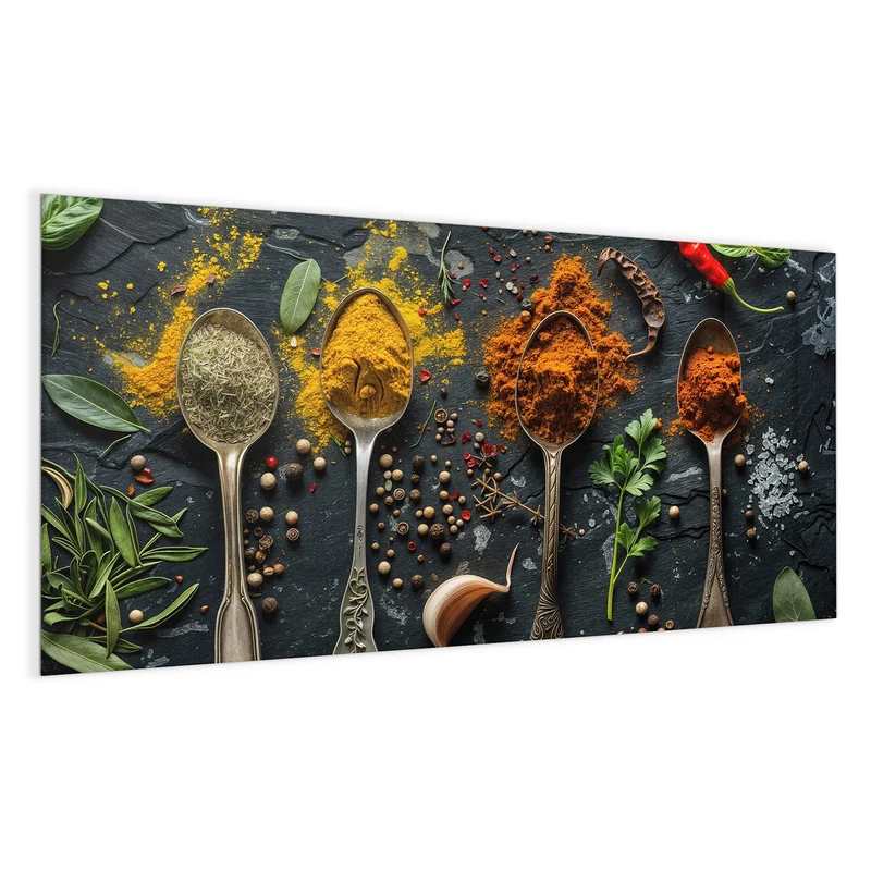 Magnettafel - Zwei Gewürzlöffel