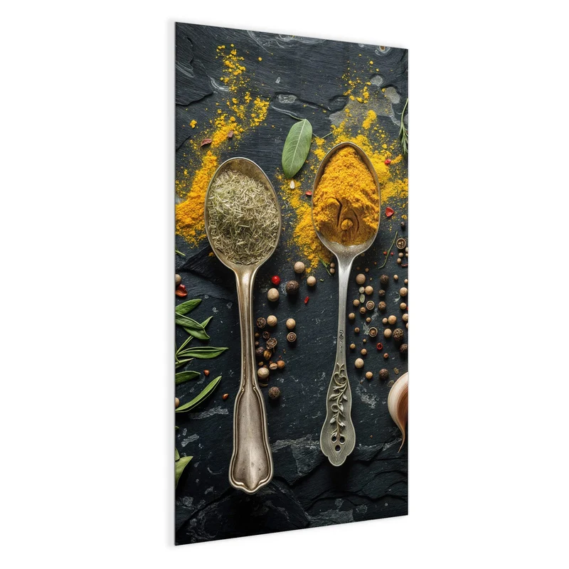 Magnettafel - Zwei Gewürzlöffel