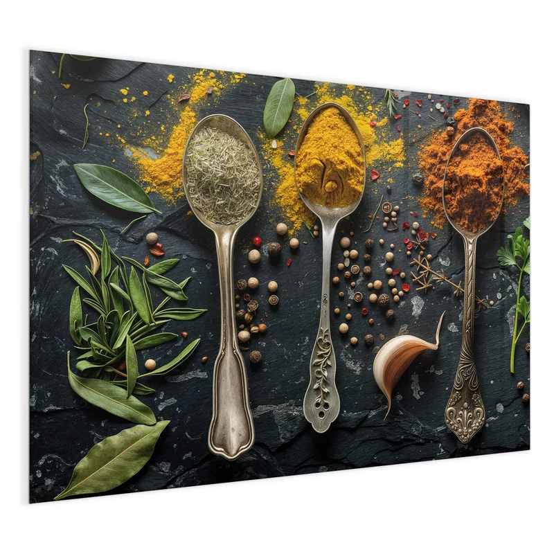 Magnettafel - Zwei Gewürzlöffel
