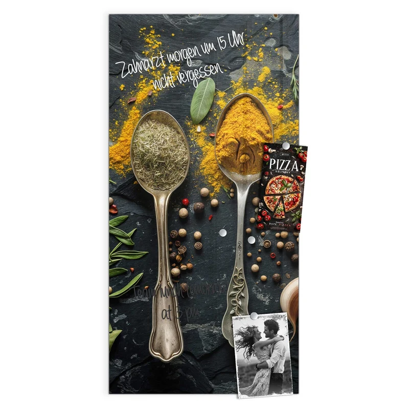 Magnettafel - Zwei Gewürzlöffel
