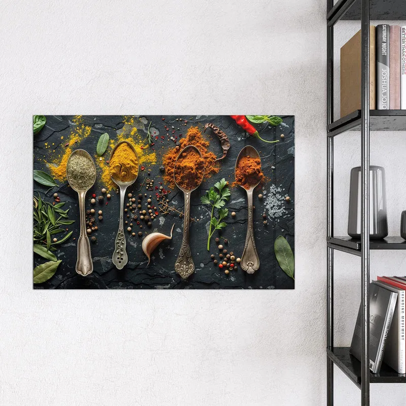 Magnettafel - Zwei Gewürzlöffel