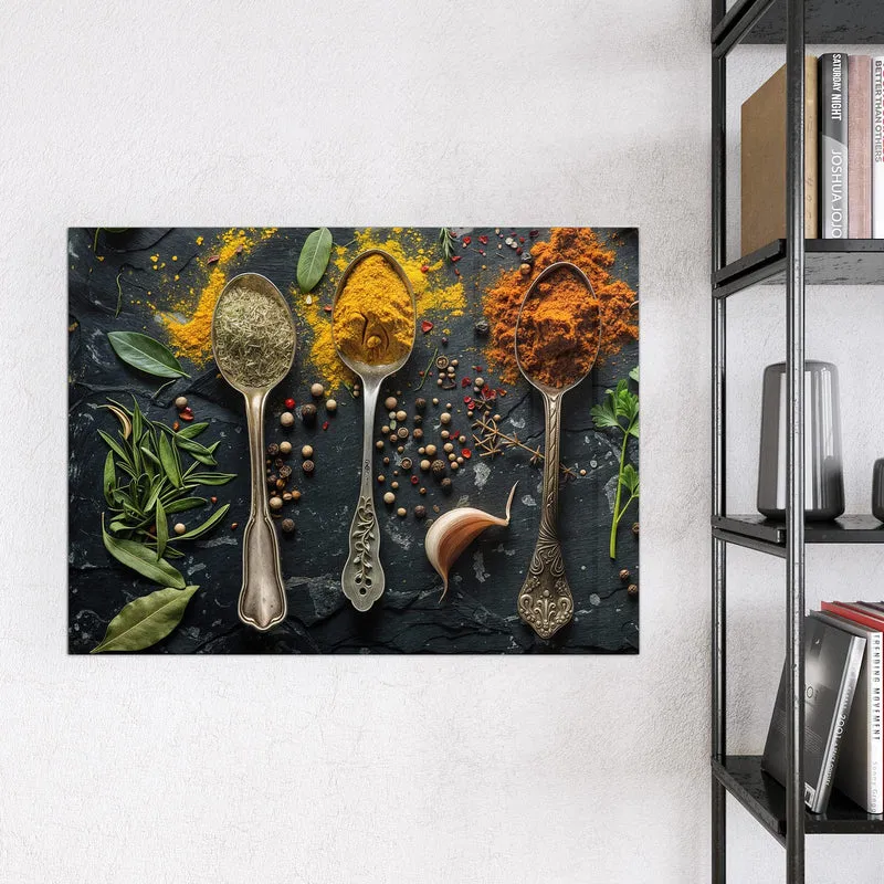 Magnettafel - Zwei Gewürzlöffel