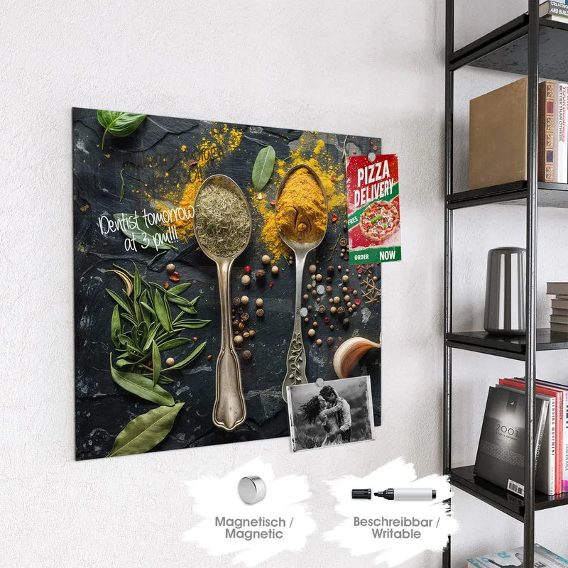 Magnettafel - Zwei Gewürzlöffel