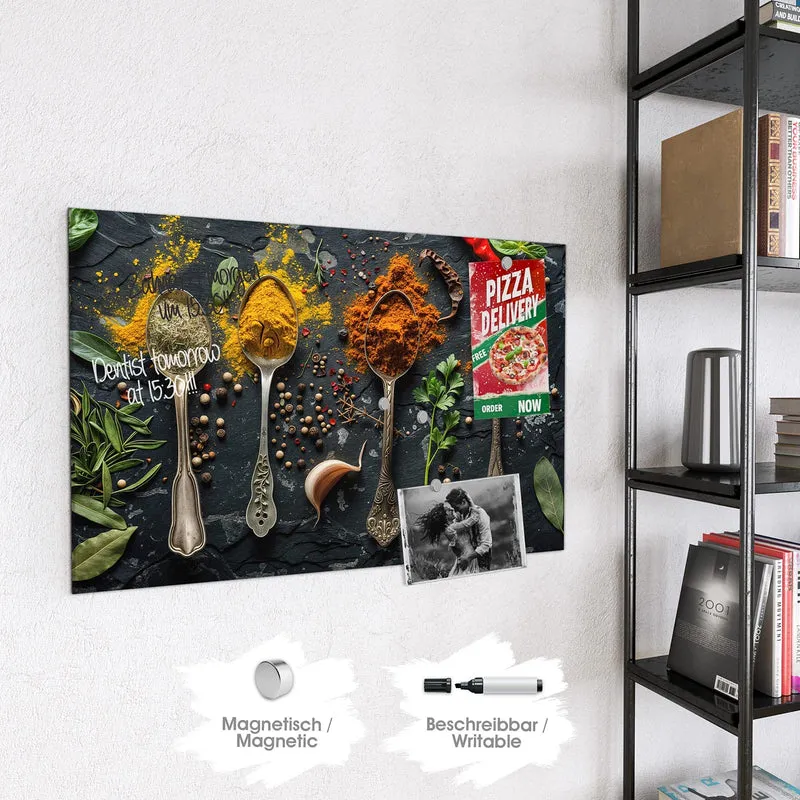 Magnettafel - Zwei Gewürzlöffel