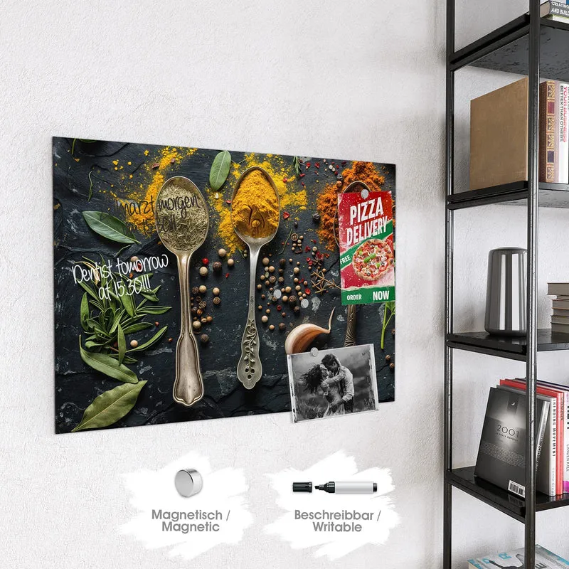 Magnettafel - Zwei Gewürzlöffel