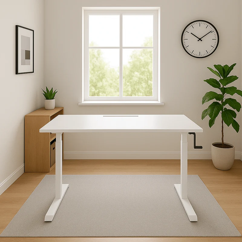 Höhenverstellbarer Schreibtisch manuell MO Casa Mo One Plus per Kurbel - 70 kg Maximalbelastung