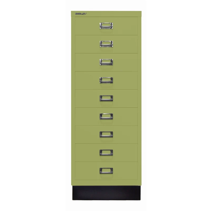 Bisley MultiDrawer™ | Inkl. Sockel, DIN A3, 9 Schubladen