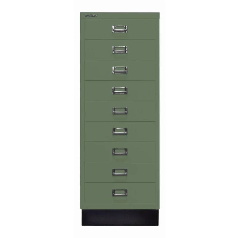 Bisley MultiDrawer™ | Inkl. Sockel, DIN A3, 9 Schubladen