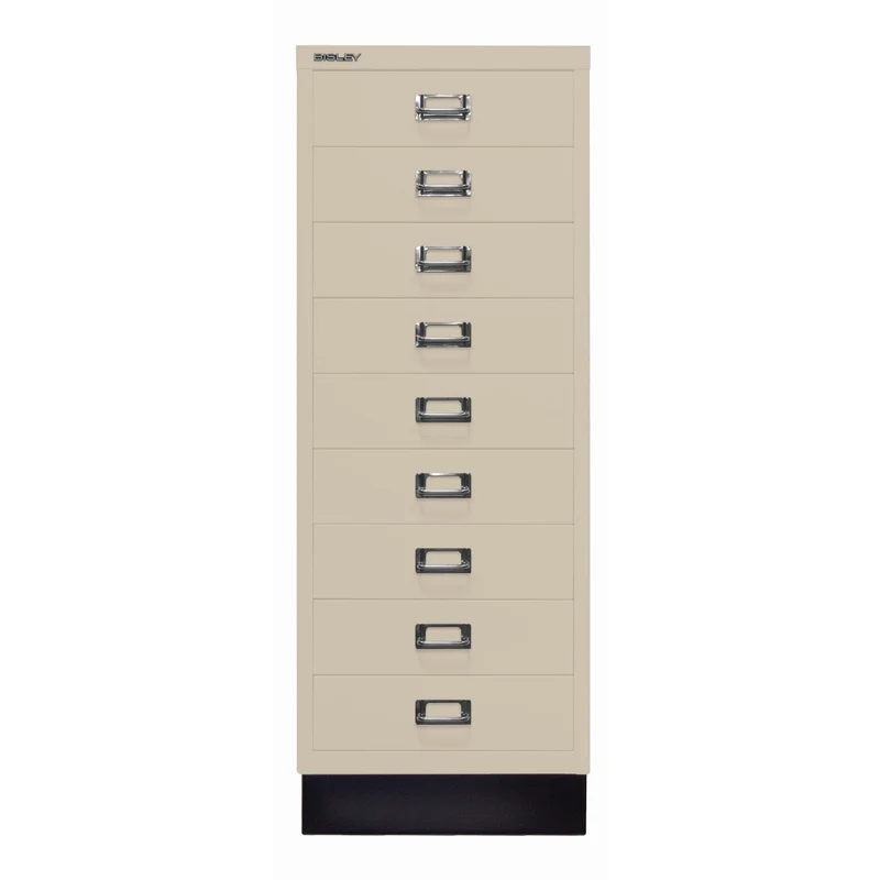 Bisley MultiDrawer™ | Inkl. Sockel, DIN A3, 9 Schubladen