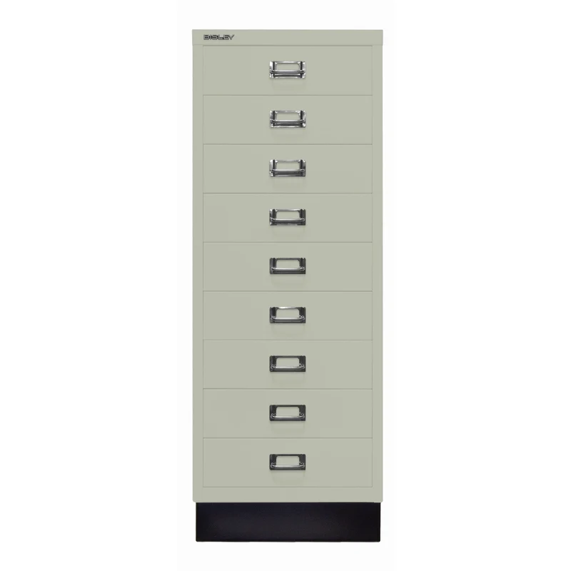 Bisley MultiDrawer™ | Inkl. Sockel, DIN A3, 9 Schubladen