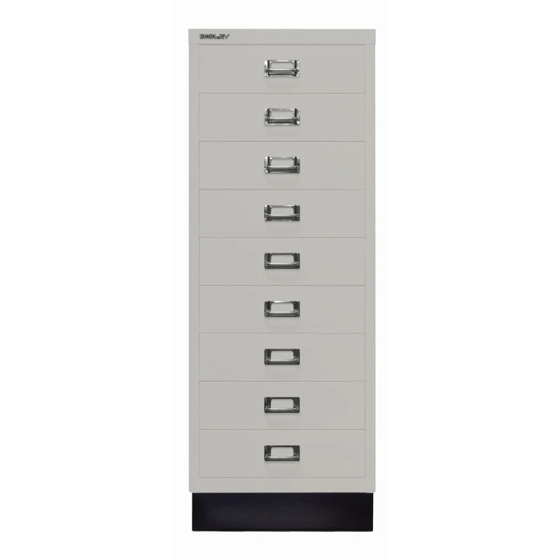 Bisley MultiDrawer™ | Inkl. Sockel, DIN A3, 9 Schubladen