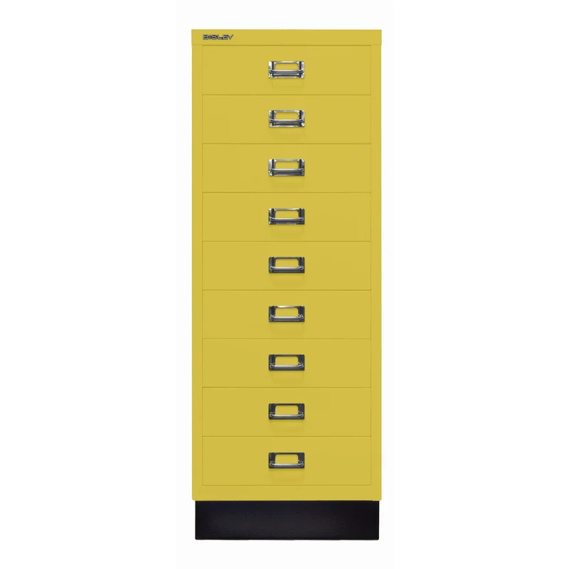 Bisley MultiDrawer™ | Inkl. Sockel, DIN A3, 9 Schubladen