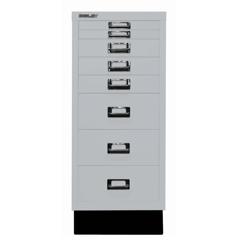 Bisley MultiDrawer™ | Inkl. Sockel, DIN A4, 8 Schubladen