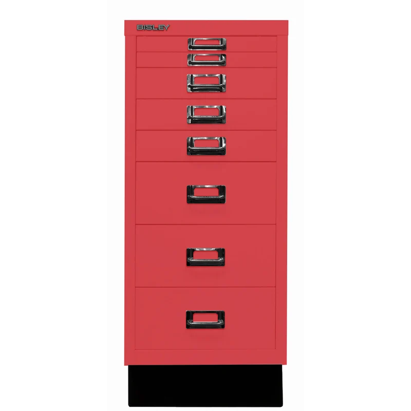 Bisley MultiDrawer™ | Inkl. Sockel, DIN A4, 8 Schubladen