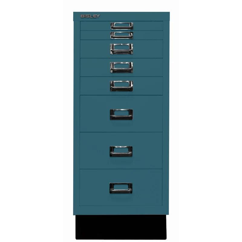 Bisley MultiDrawer™ | Inkl. Sockel, DIN A4, 8 Schubladen