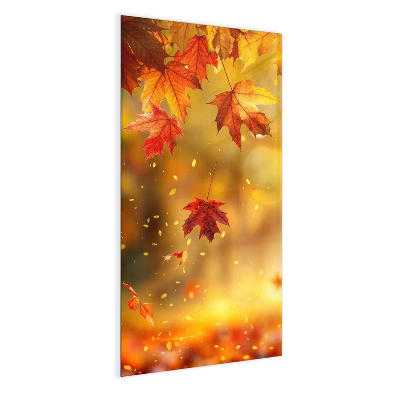 Magnettafel - Sonne im Ahornlaub
