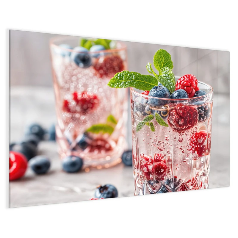 Magnettafel - Limonade mit Beeren