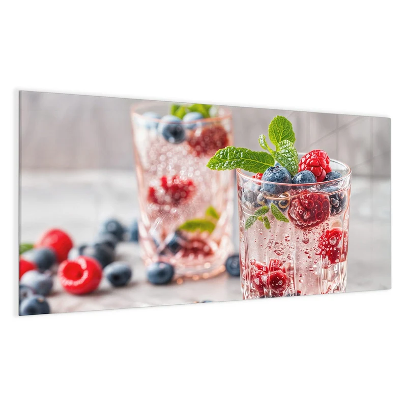 Magnettafel - Limonade mit Beeren