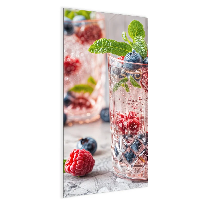 Magnettafel - Limonade mit Beeren