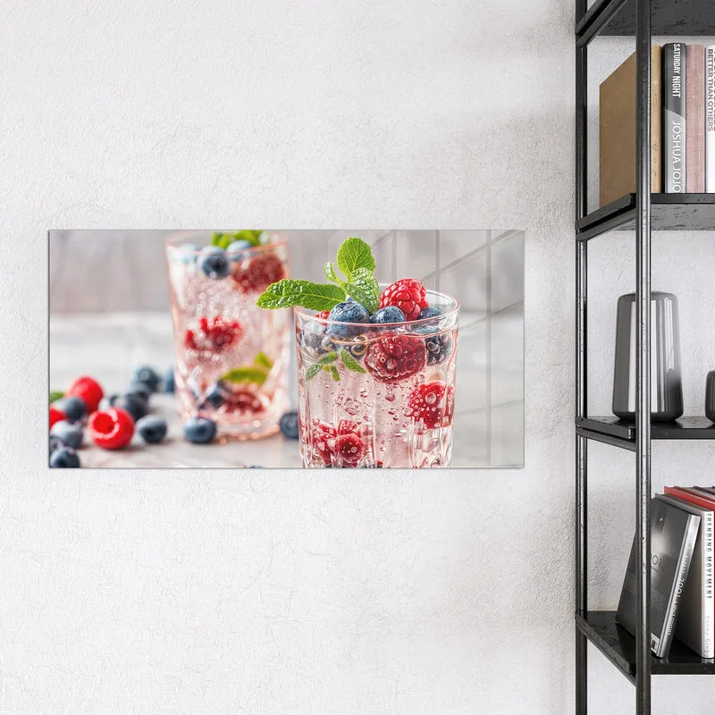 Magnettafel - Limonade mit Beeren