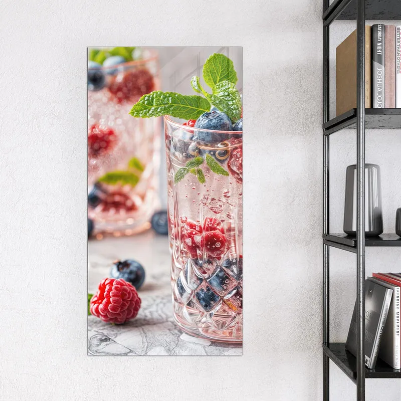 Magnettafel - Limonade mit Beeren