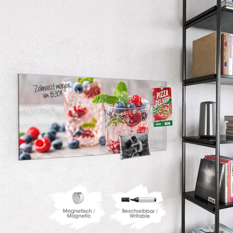 Magnettafel - Limonade mit Beeren