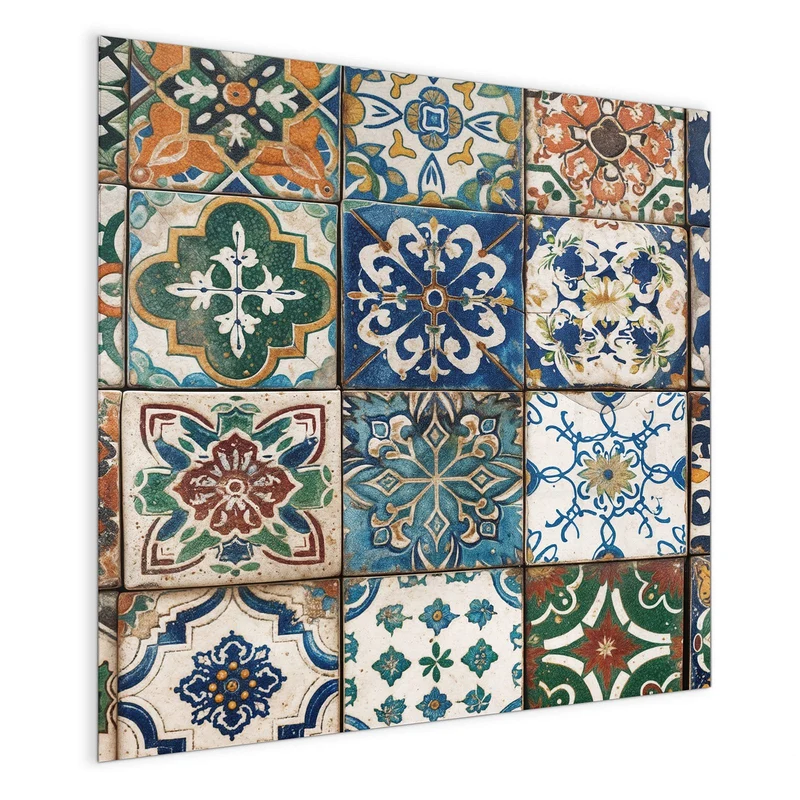 Magnettafel - Mediterrane Fliesen
