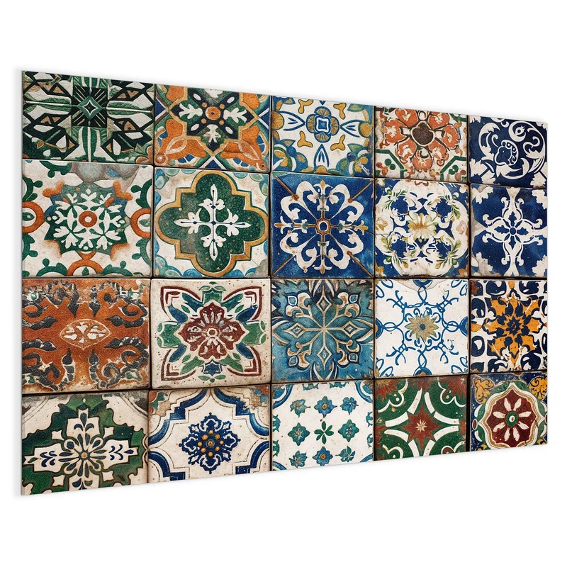 Magnettafel - Mediterrane Fliesen