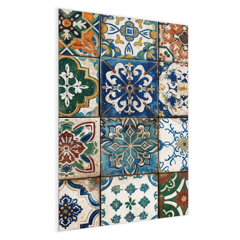 Magnettafel - Mediterrane Fliesen