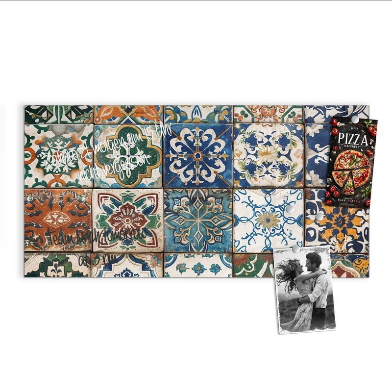 Magnettafel - Mediterrane Fliesen