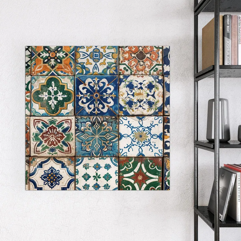 Magnettafel - Mediterrane Fliesen
