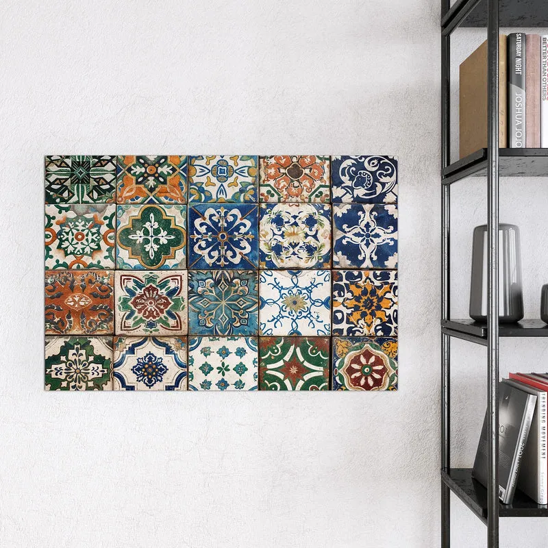Magnettafel - Mediterrane Fliesen