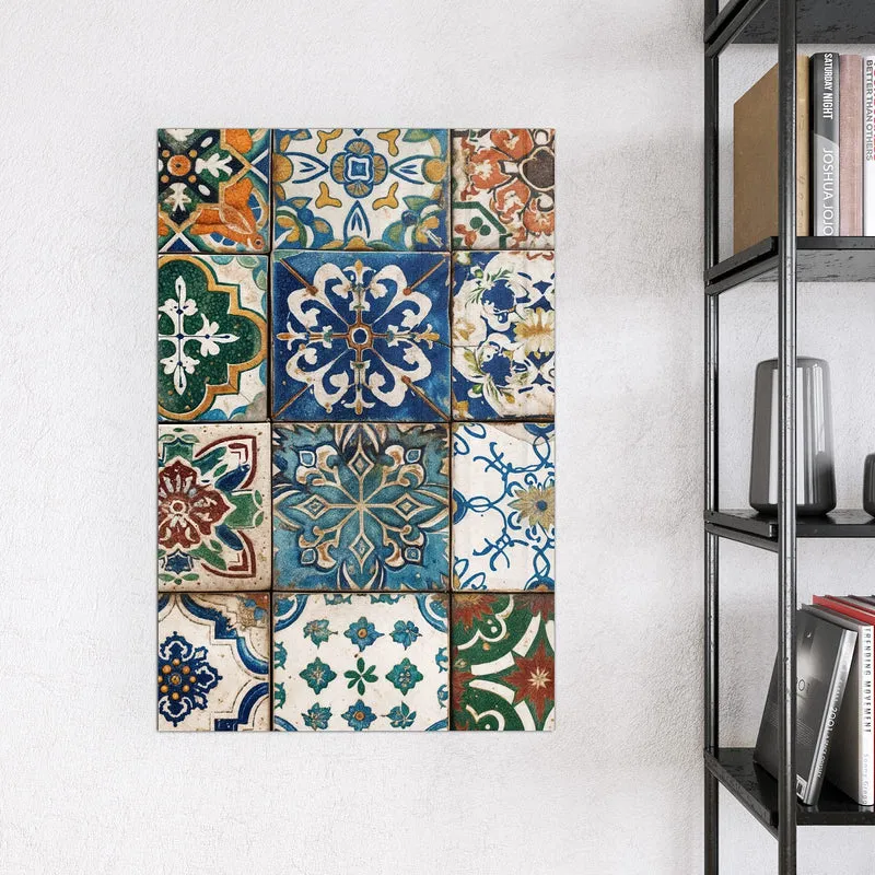 Magnettafel - Mediterrane Fliesen