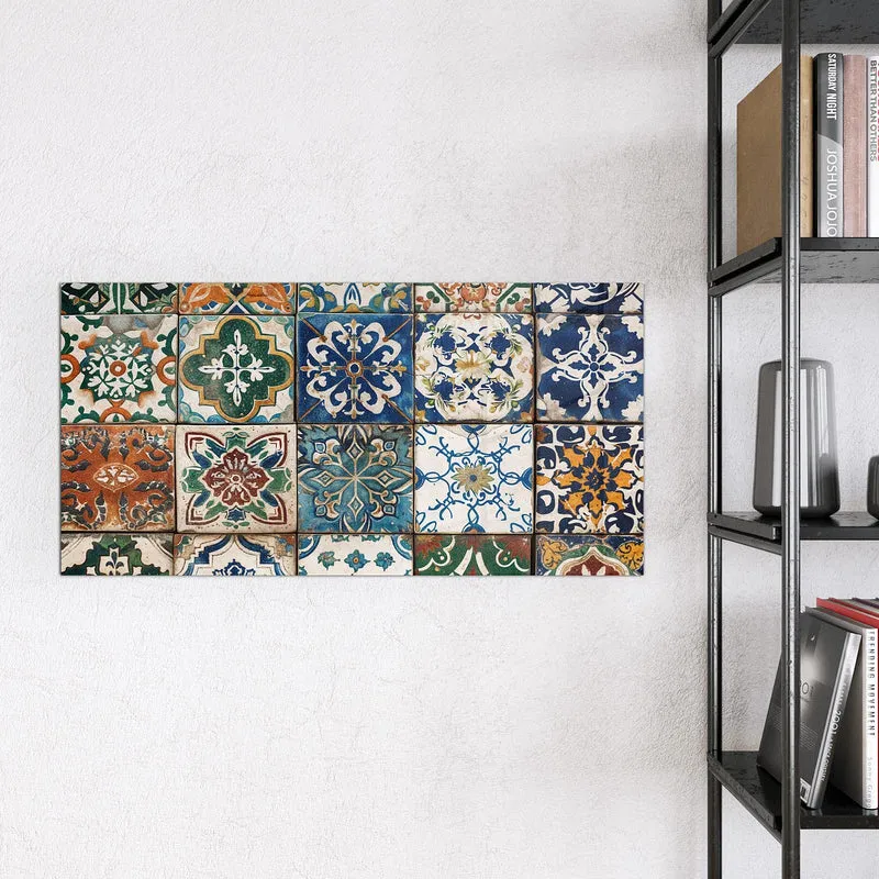 Magnettafel - Mediterrane Fliesen
