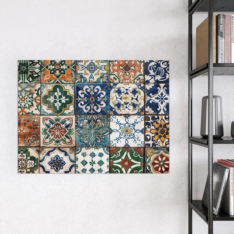 Magnettafel - Mediterrane Fliesen