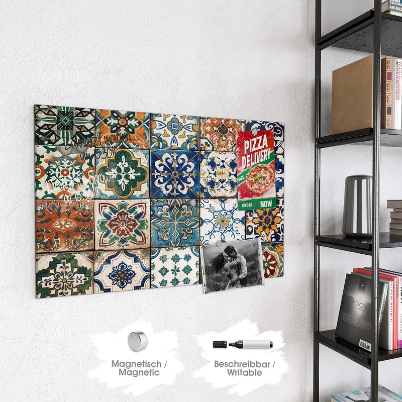 Magnettafel - Mediterrane Fliesen